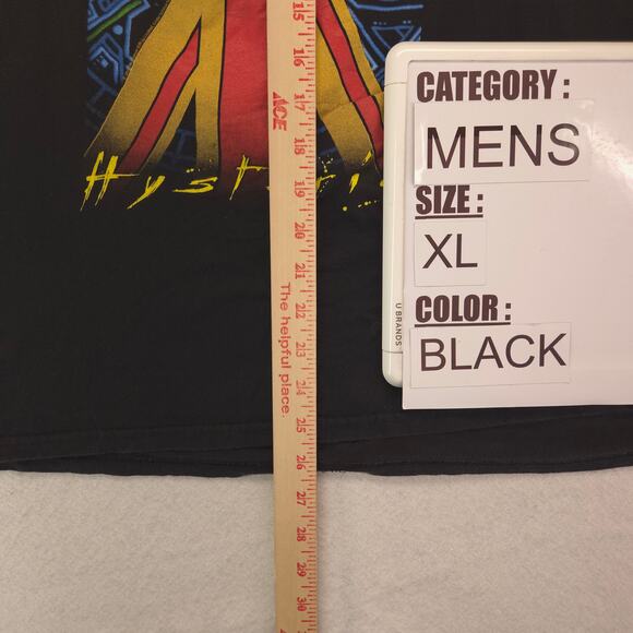 Def Leppard Band Graphic Crew Neck T Shirt Adult Mens Size Extra Large XL Black - Picture 5 of 8